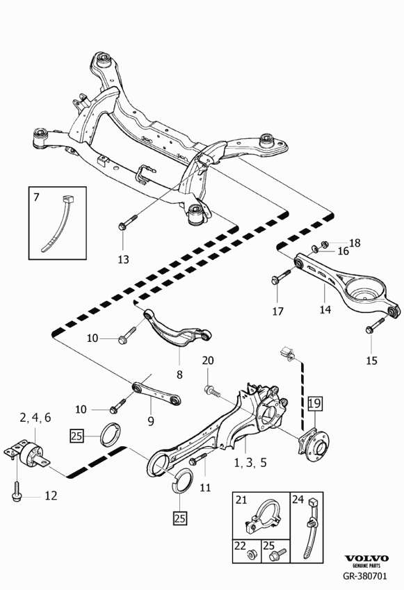 FORD 31202762 - Reparationssats, styrarm xdelar.se