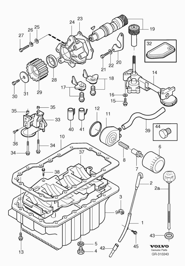 Volvo 30887496 - Oljefilter xdelar.se