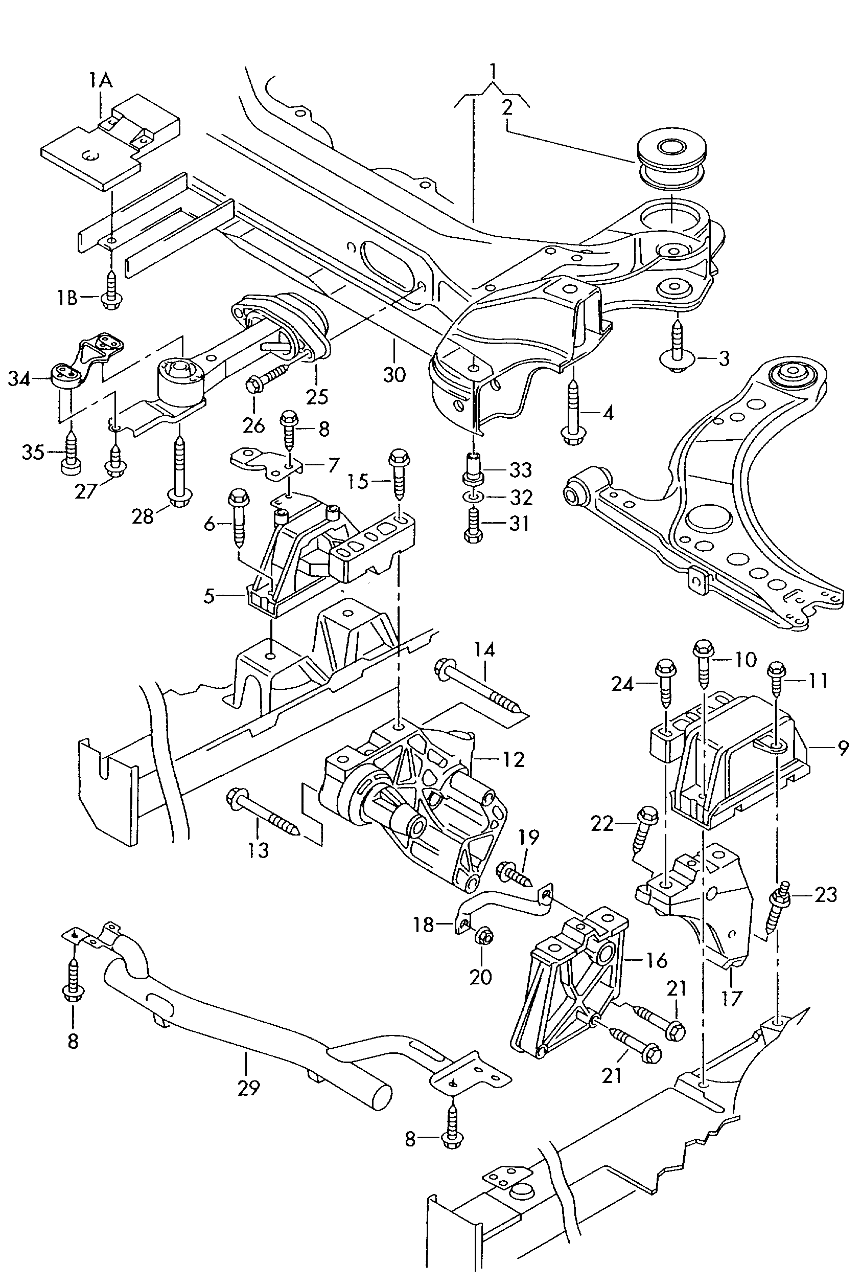 Seat N   105 167 02 - Skruv / Bult xdelar.se