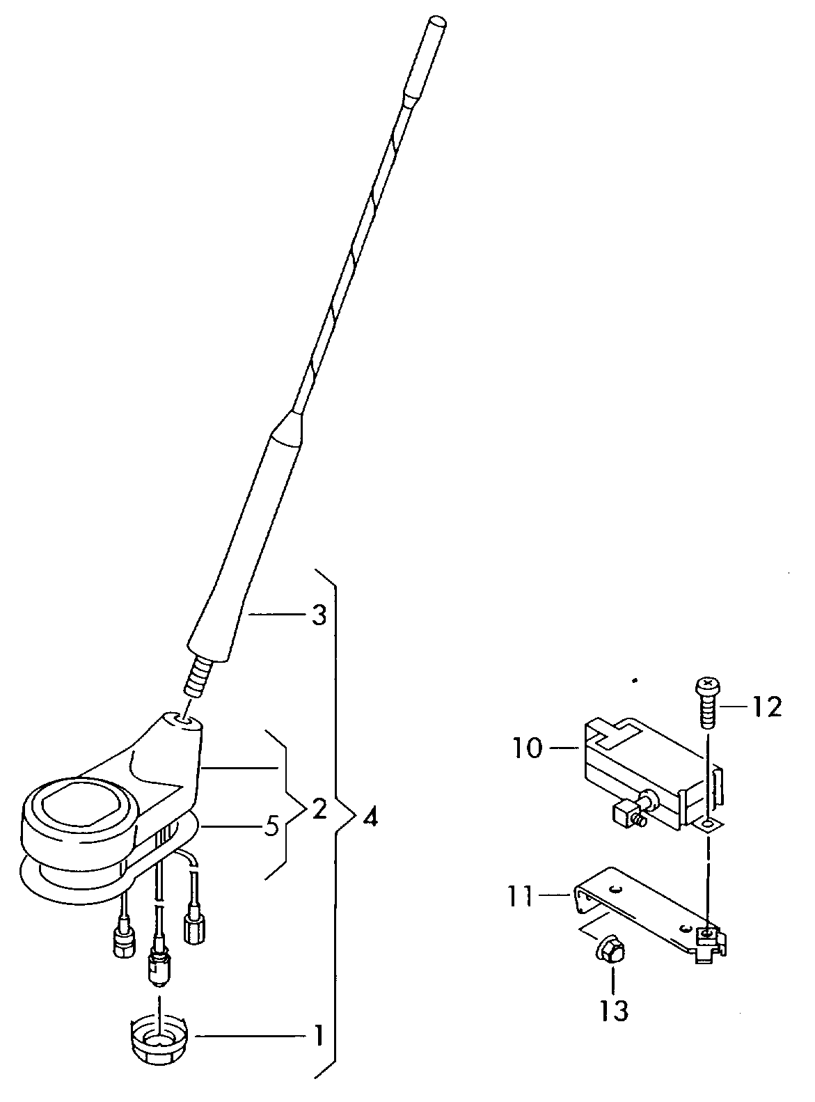 VAG 1J0035350 - Antenn xdelar.se