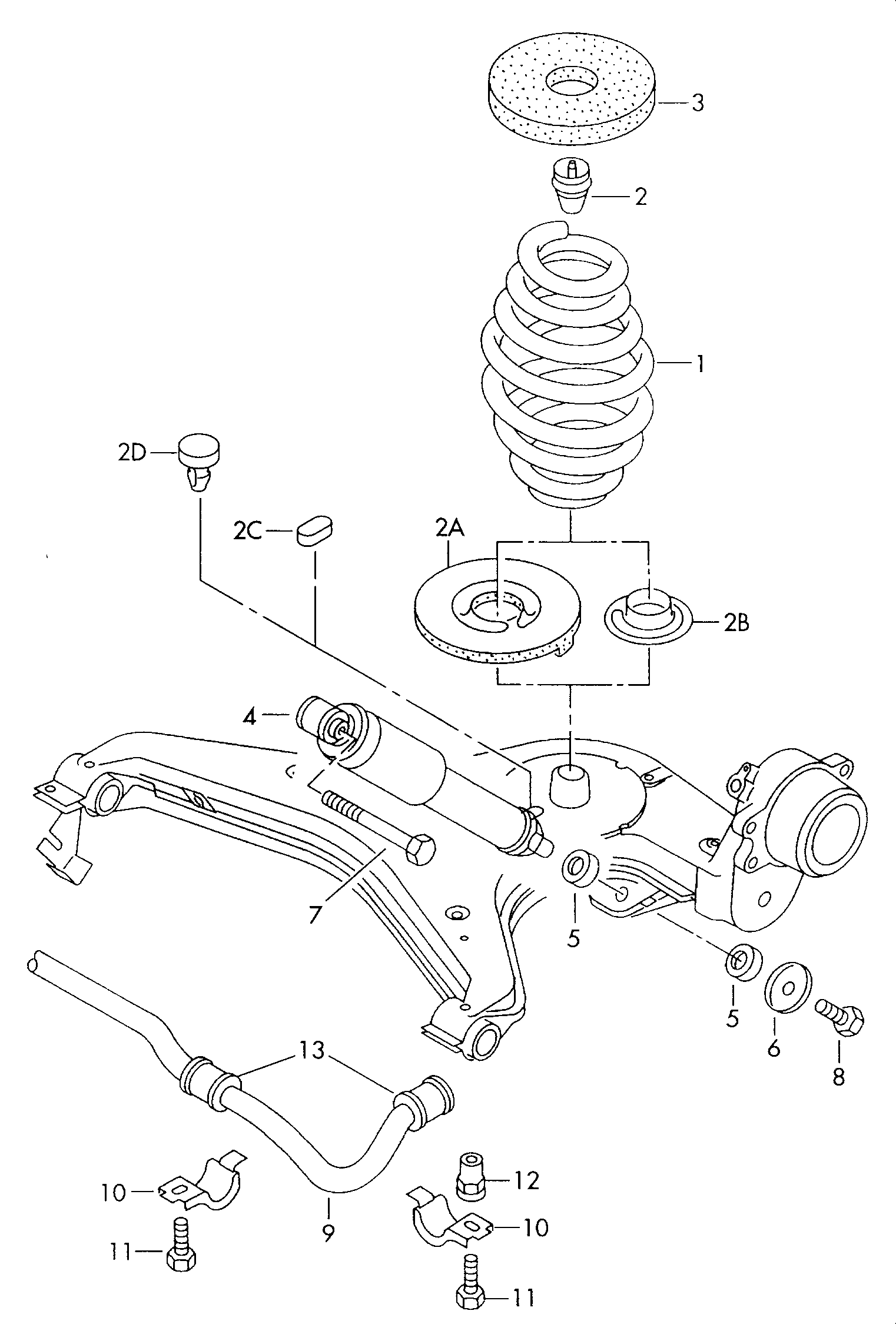 VW N  0102186 - Spännrulle, tandrem xdelar.se