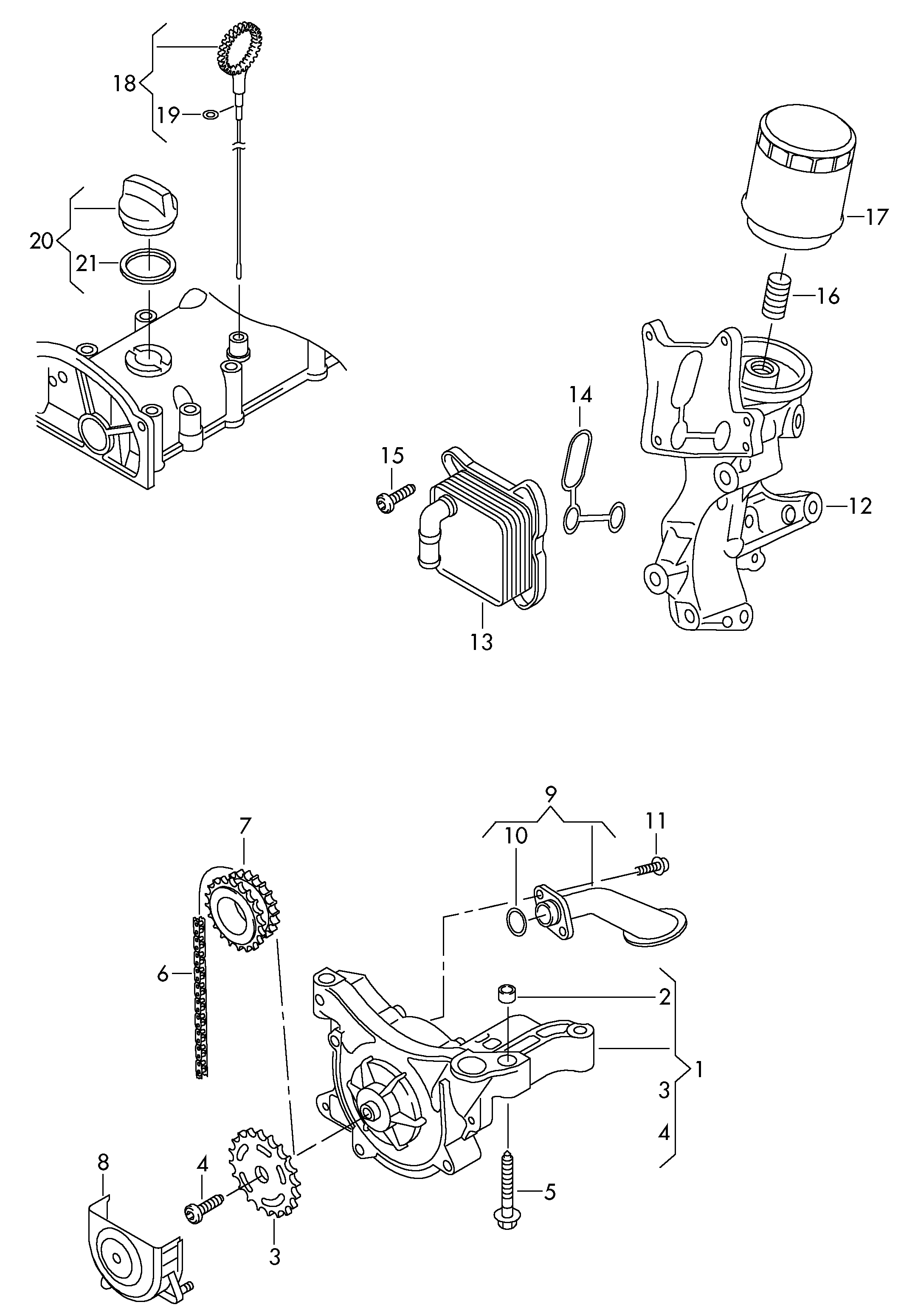 VAG N  90365901 - Transmissionskedjesats xdelar.se