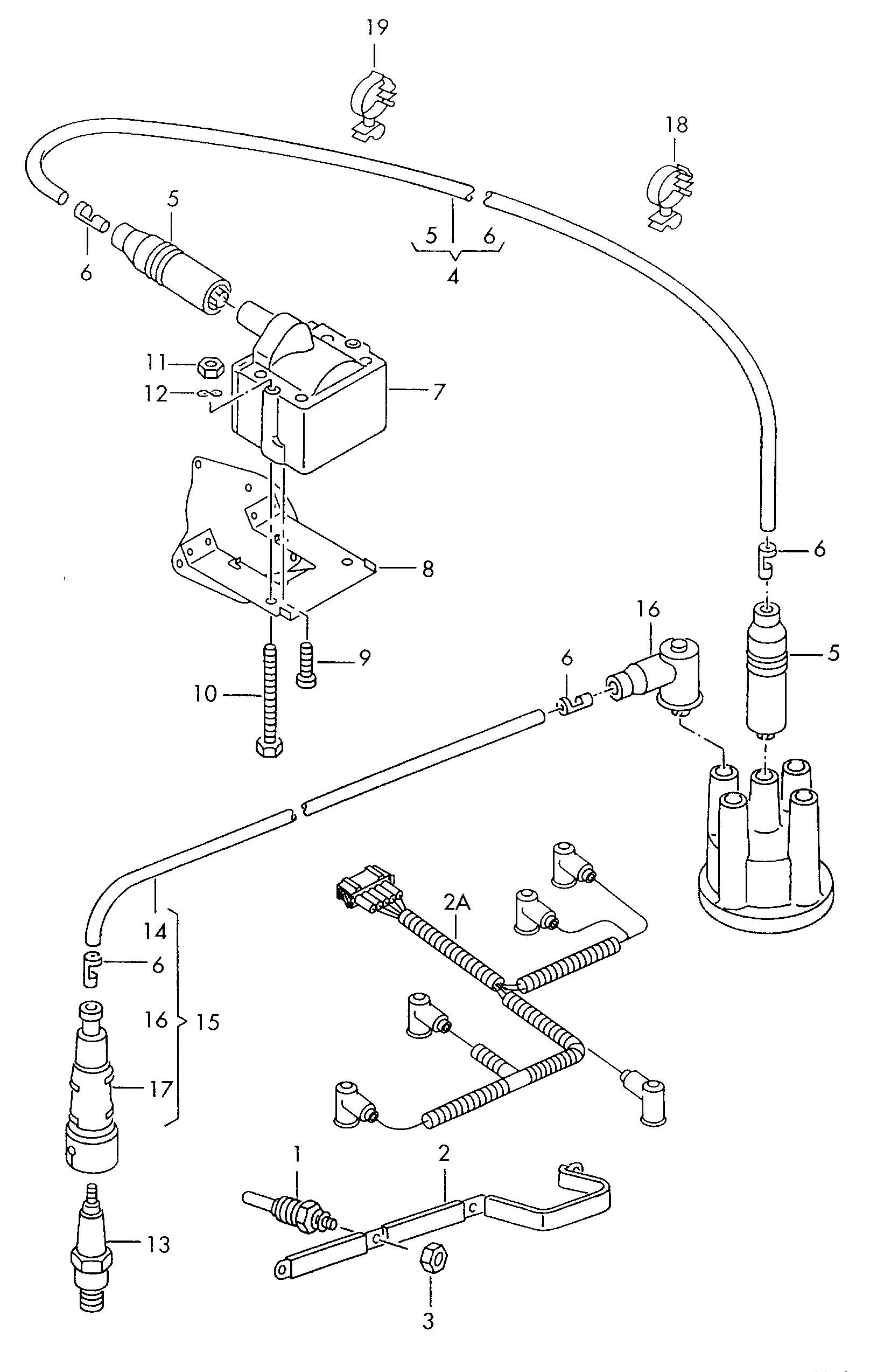 VW 101 000 036 AB - Tändstift xdelar.se