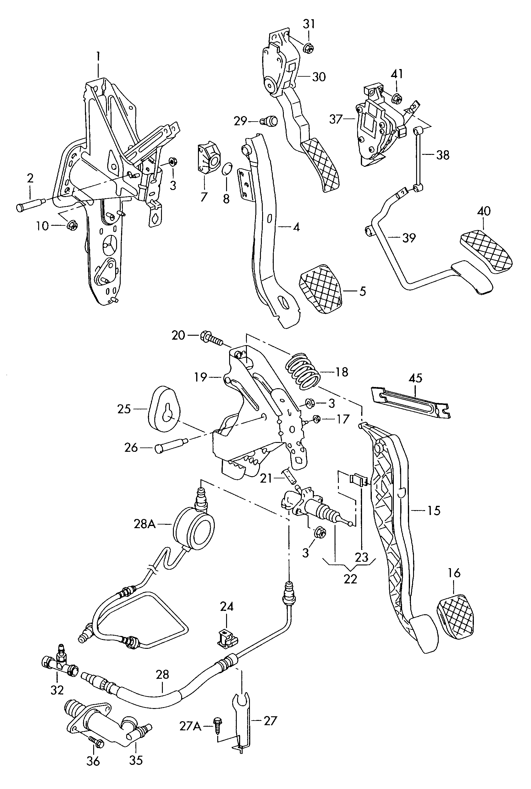 VAG 7H0927189 - Kontakt, kopplingsstyrning (motorstyrning) xdelar.se