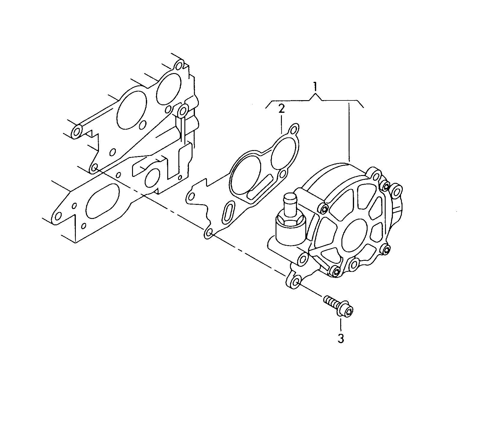 VAG 03L 145 100 F - Vakuumpump, bromssystem xdelar.se