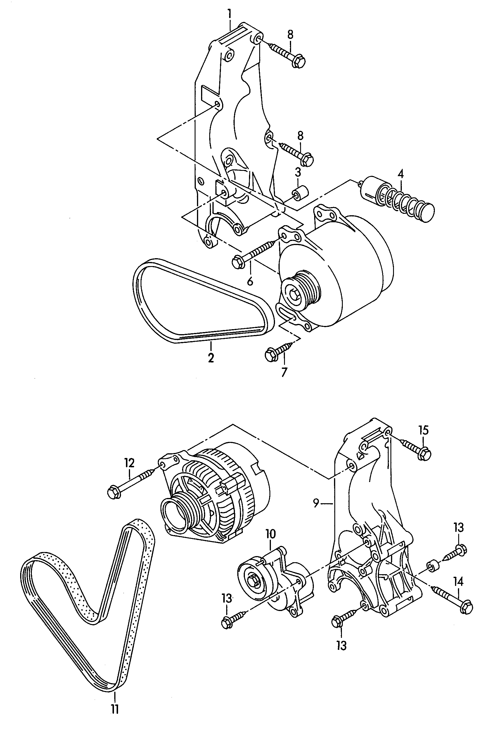 VW 030 145 933 - Flerspårsrem xdelar.se