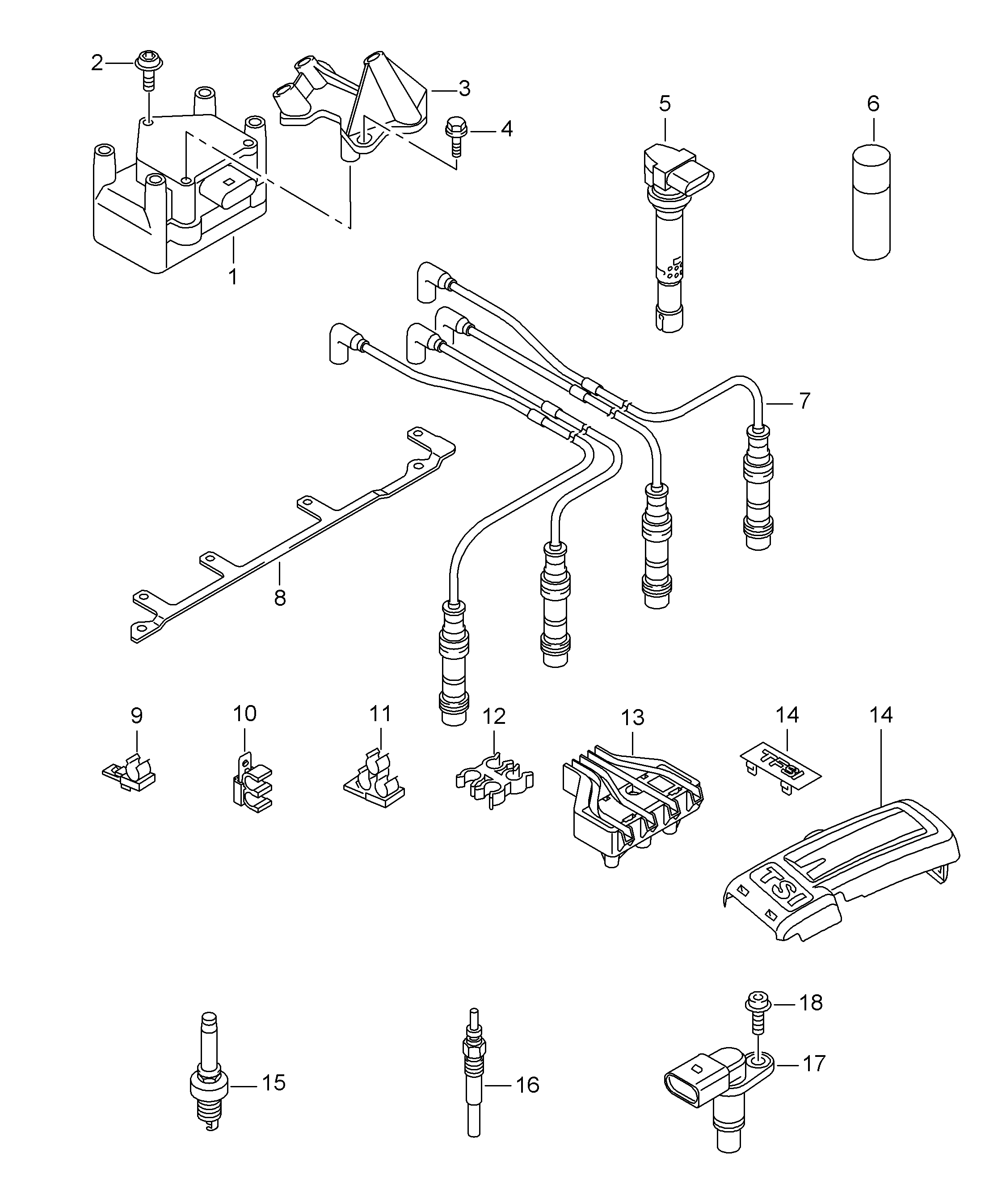 VAG 101 905 617 C - Tändstift xdelar.se