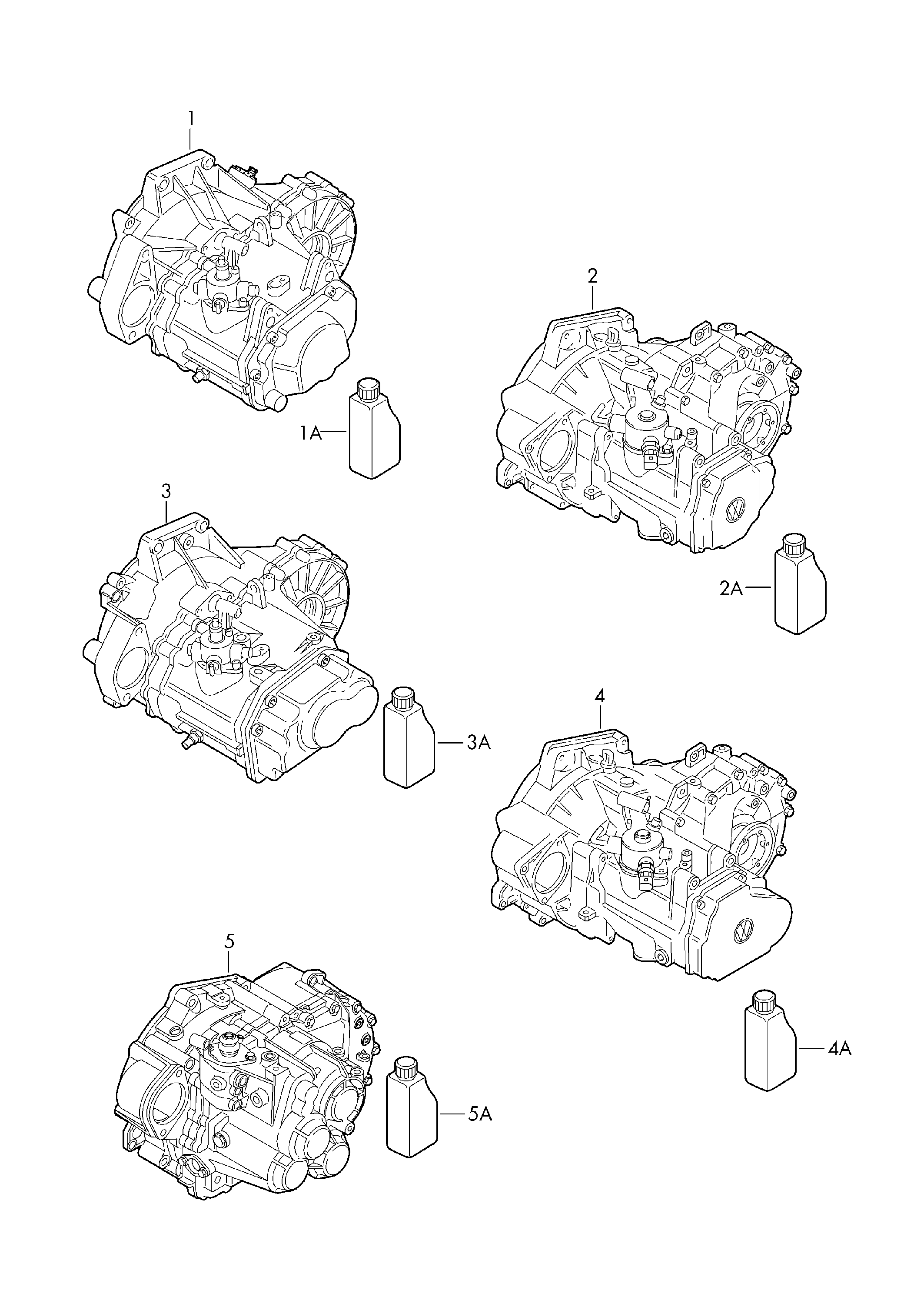 VAG G  070726A2 - Olja, dubbelkopplingsväxellåda (DSG) xdelar.se