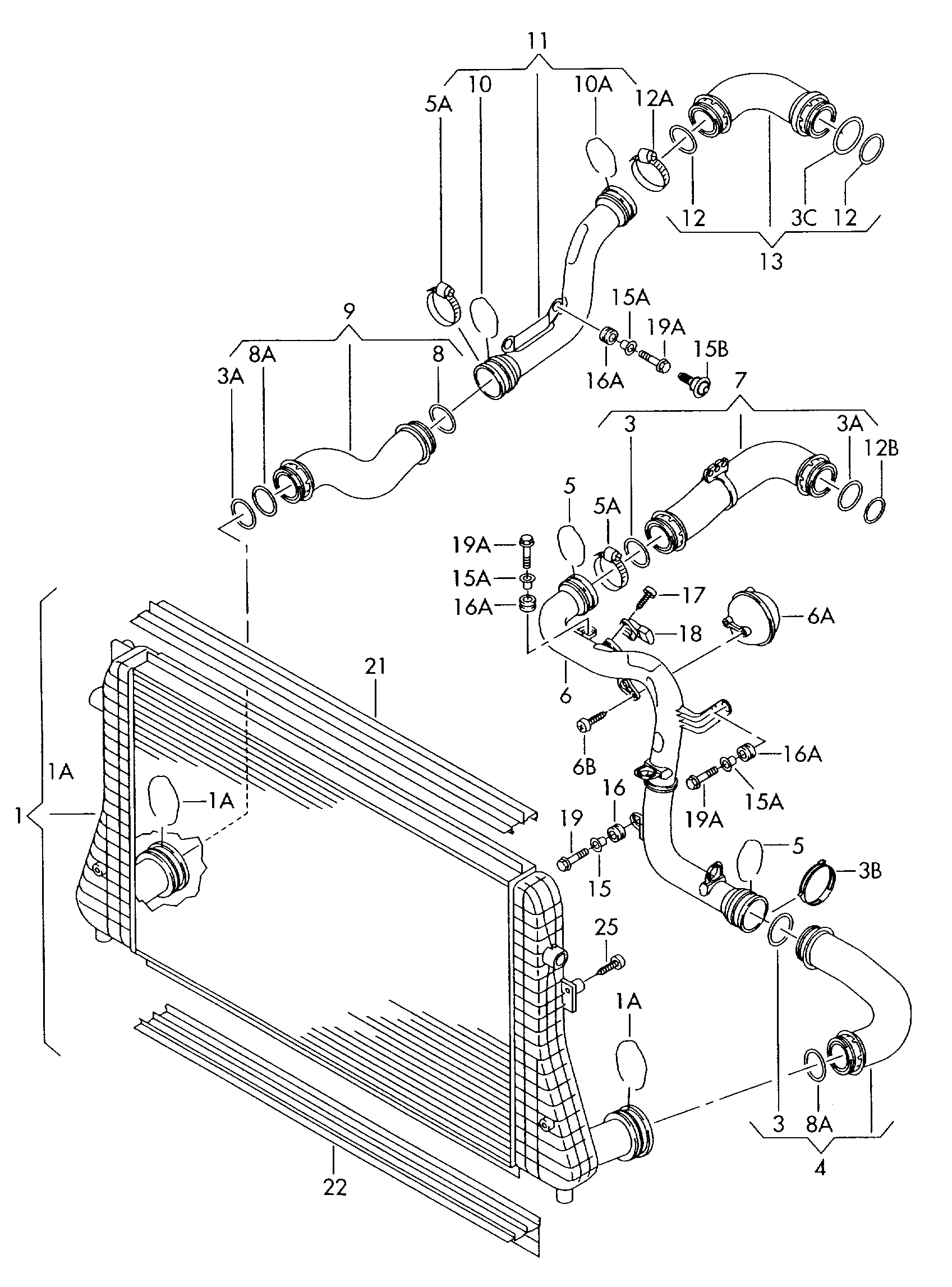 VAG 1K0121367F - Stöd, kylfläkt xdelar.se