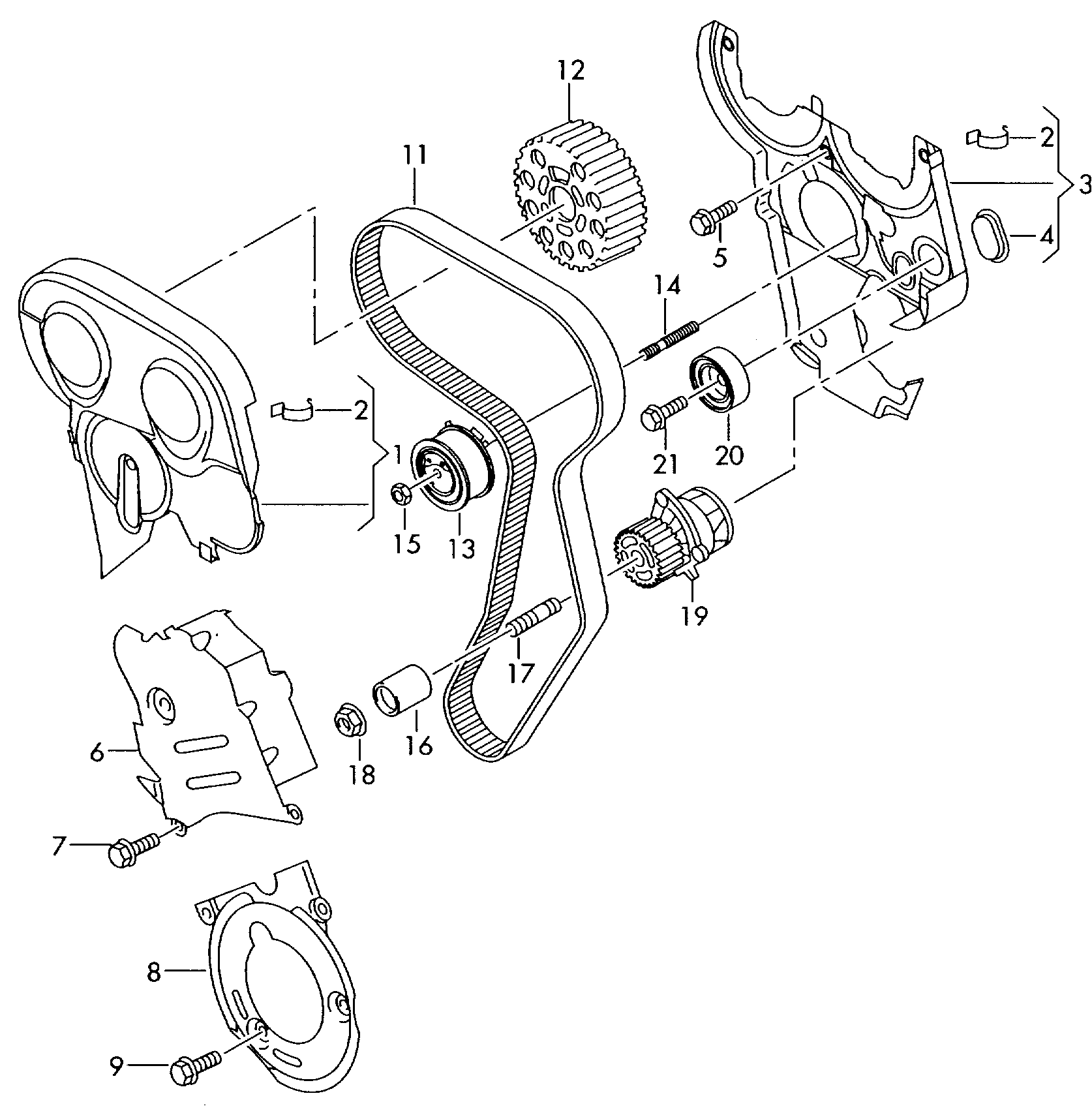 Seat 03G 109 243 - Spännrulle, tandrem xdelar.se