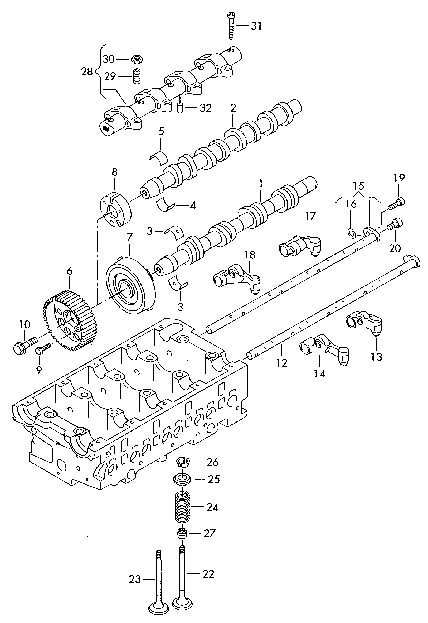 VAG WHT000530 - Justerskruv, insprutningspump xdelar.se