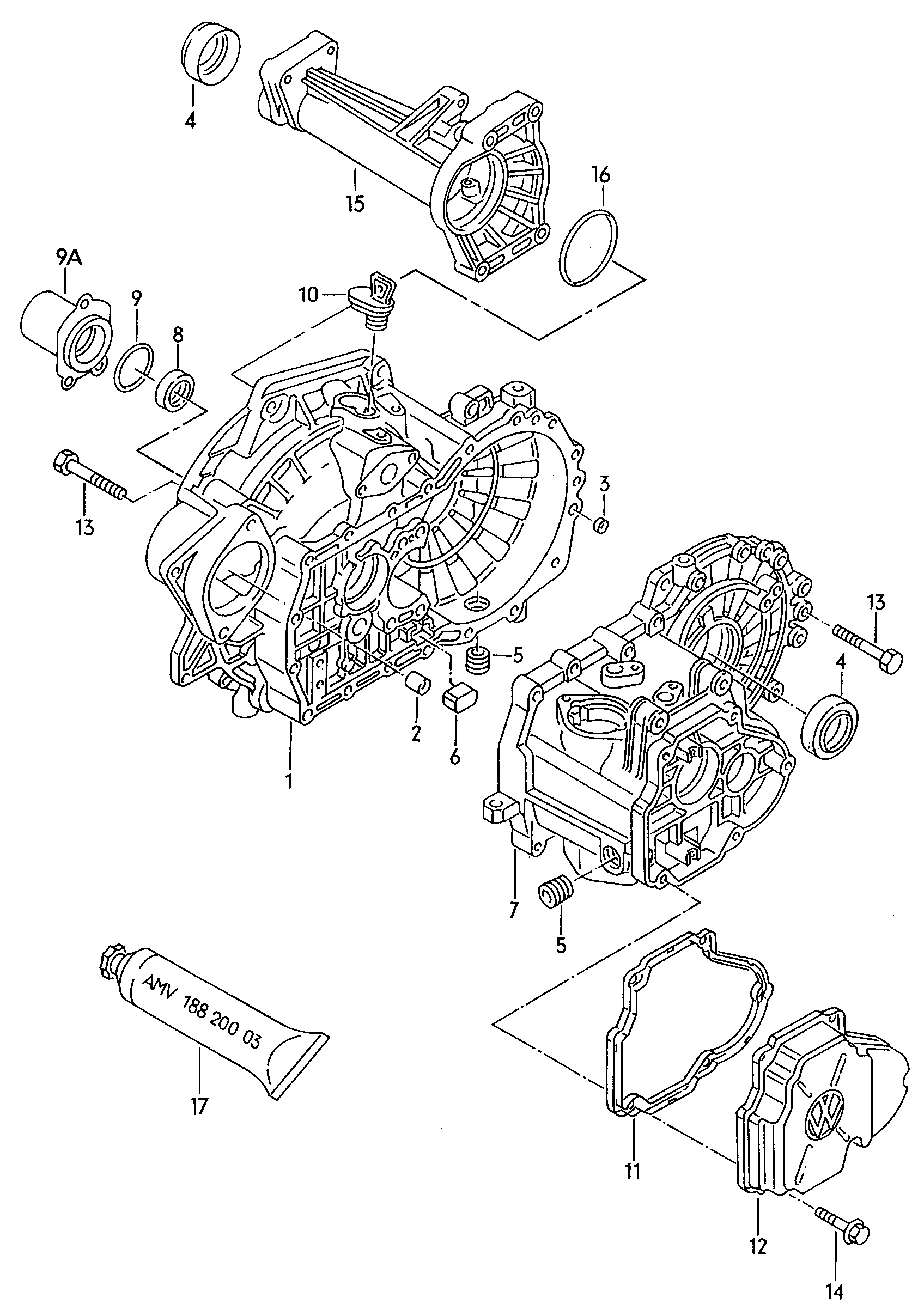 VAG N  01036113 - Spännrulle, tandrem xdelar.se