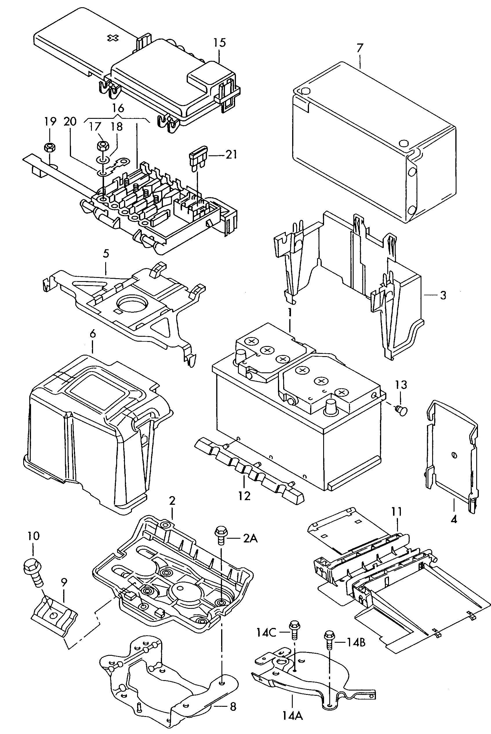 VAG 1J0 937 617 C - Säkringsdosa xdelar.se