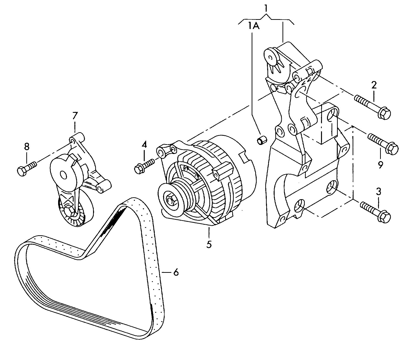 VAG 03L 903 137 - Flerspårsrem xdelar.se