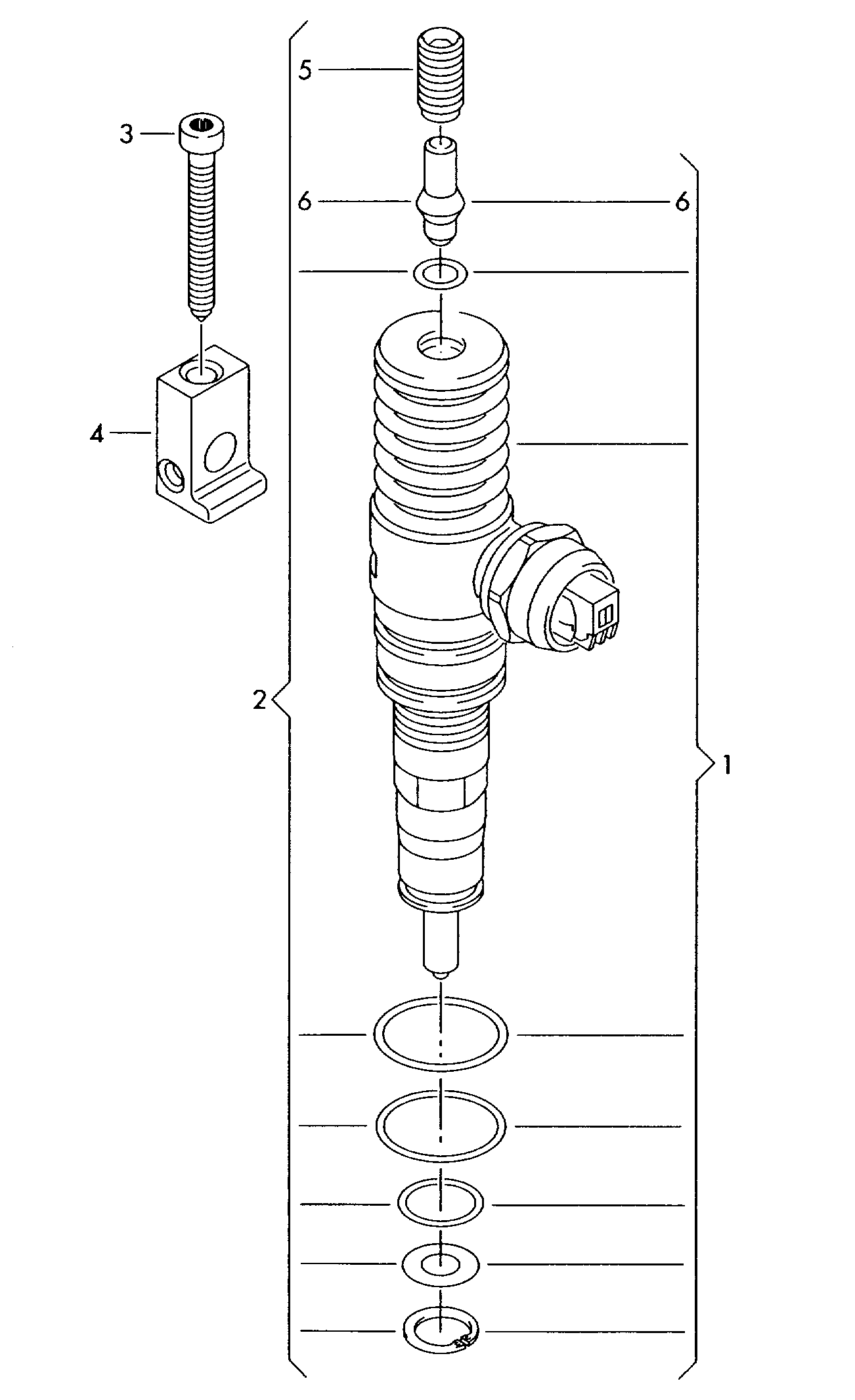 VW 070 103 385 A - Justerskruv, insprutningspump xdelar.se