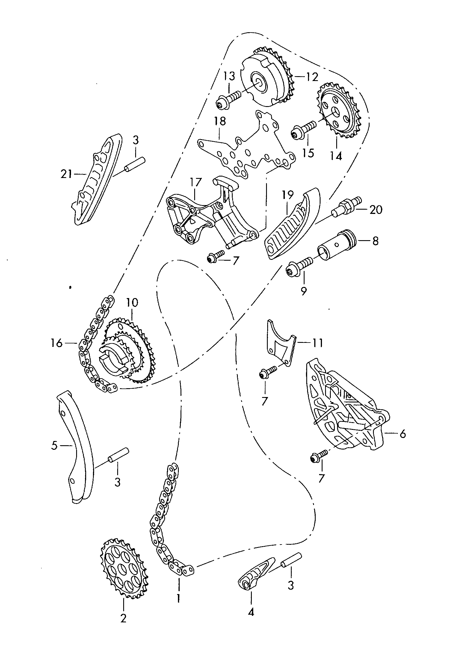 VAG N 910 502 02 - Skruv, kamaxelkugghjul xdelar.se