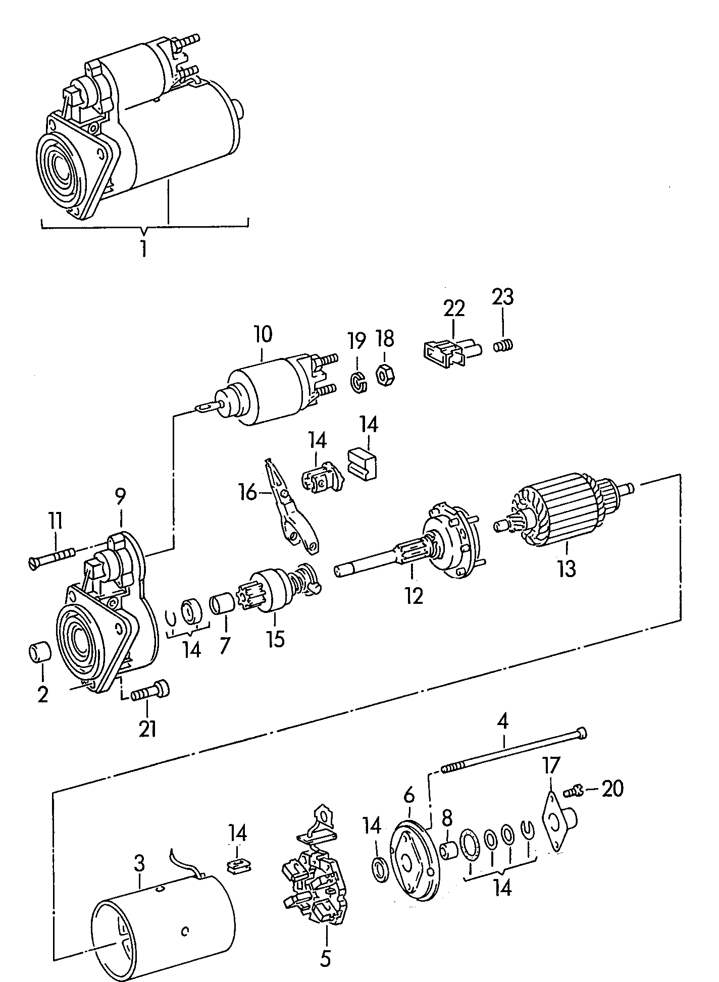 VAG 02T911023H - Startmotor xdelar.se