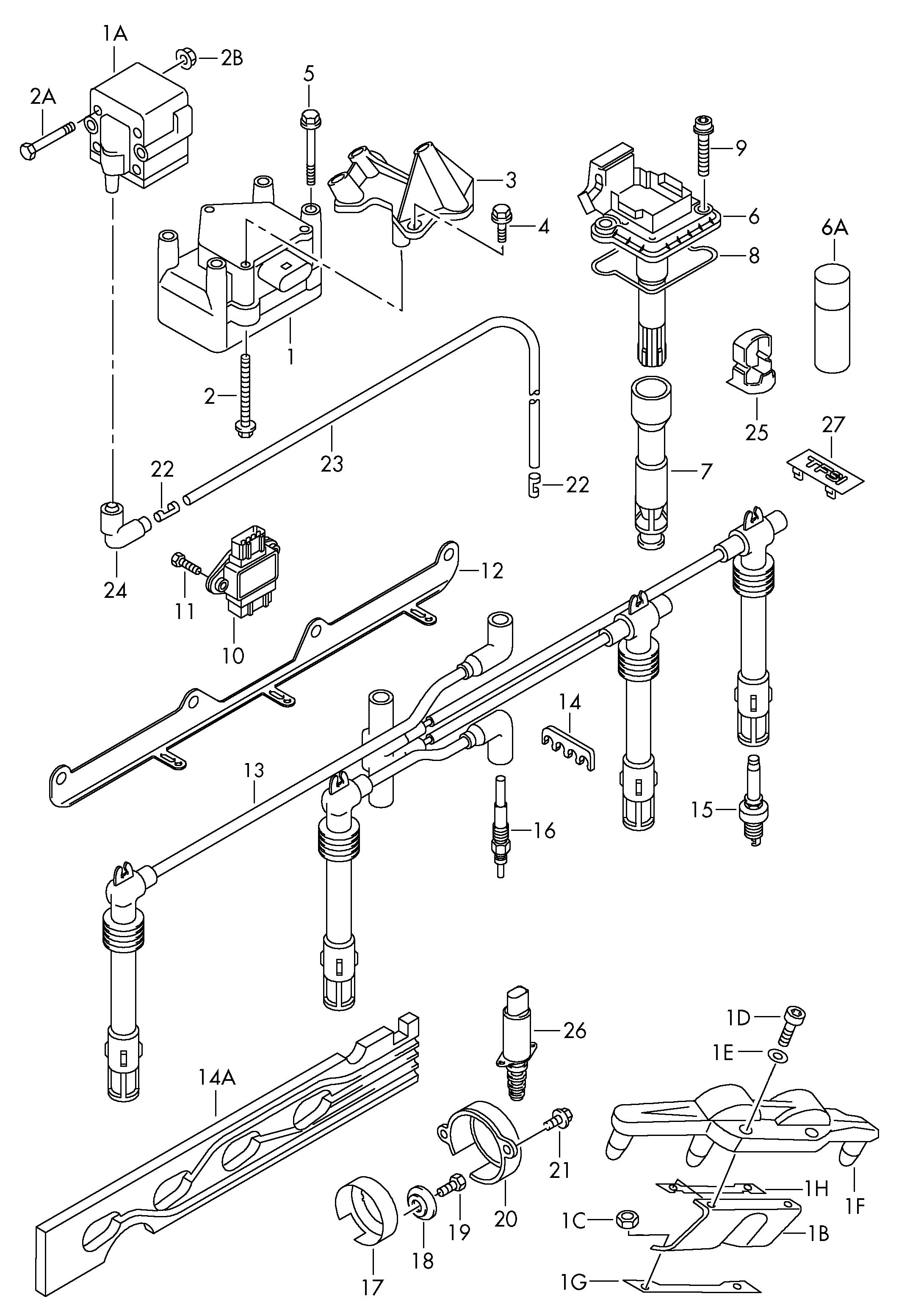 AUDI 101 905 610 A - Tändstift xdelar.se